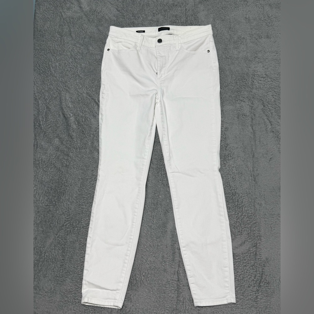 Talbots white stretch pants size 6 Jegging